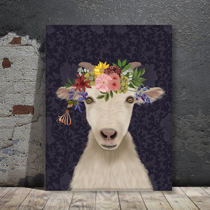 Goat Bohemian 1, Animal Art Print, Wall Art