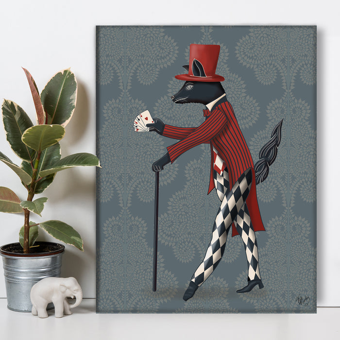 Fox Trickster, Art Print, Wall Art