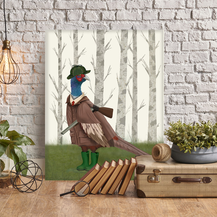 Pheasant Shooting Party 5, Art Print, Canvas, Wall Art