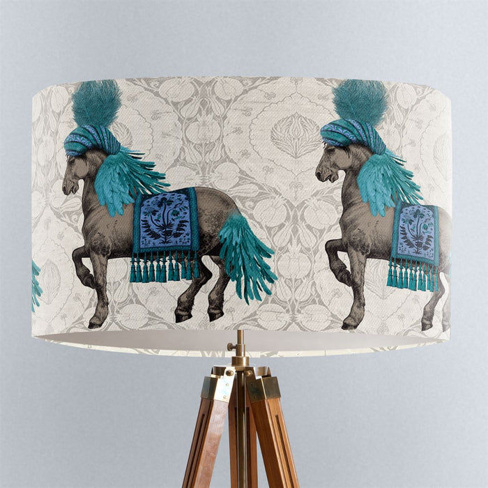 Niraj Horse, Blue, Lampshade