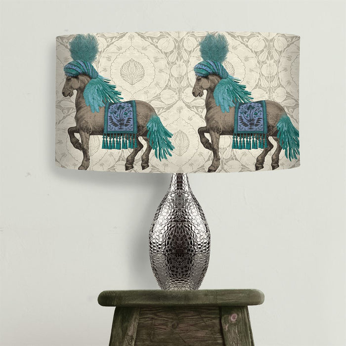Niraj Horse, Blue, Lampshade