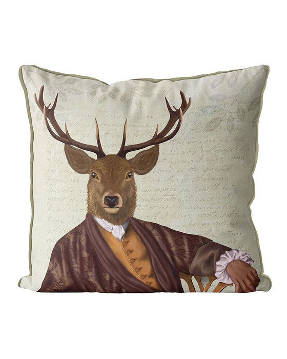 Illustrious Deer, Cushion / Throw Pillow