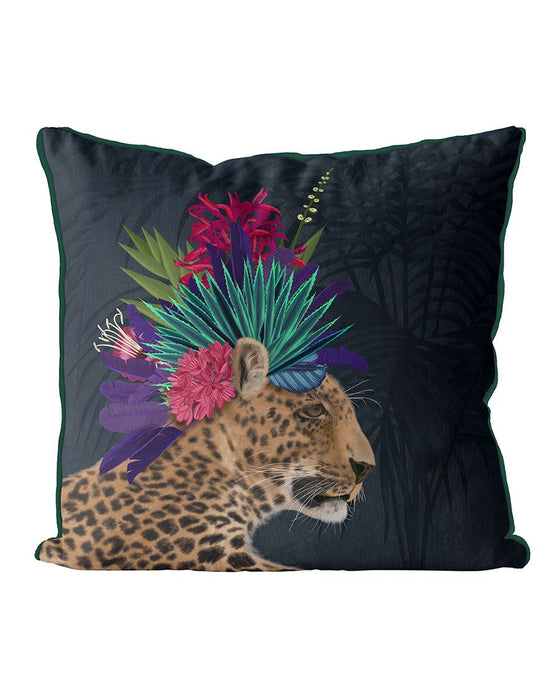 Hot House Leopard 1, Cushion / Throw Pillow