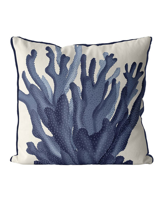 Coral 17 Blue, Cushion / Throw Pillow