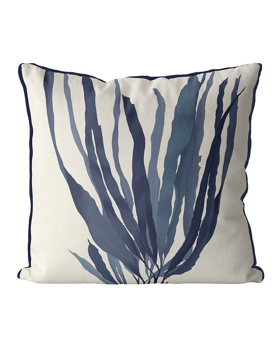 Seaweed 1 Blue, Cushion / Throw Pillow