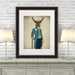 Flamboyant Deer, Art Print, Canvas Wall Art | Print 14x11inch