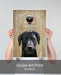 Labrador Black, Dog Au Vin, Dog Art Print, Wall art | Print 18x24inch