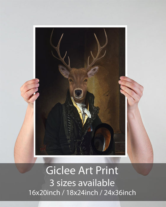 The Immortal Deer, Limited Edition, Fine Art Print | Ltd Ed Canvas 28x40inch