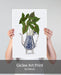 Chinoiserie Vase 4, With Plant, Art Print | Print 18x24inch