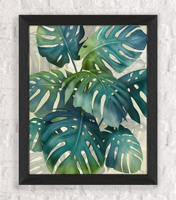 Monstera Tropical Tones, Botanical art print, Wall art