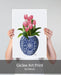 Tulips and Vase, Art Print | Canvas 11x14inch