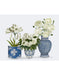 Chinoiserie Flower Trio 1, Blue, Art Print | FabFunky
