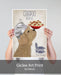 Cavapoo Gold Pasta Cream, Dog Art Print, Wall art | Print 18x24inch