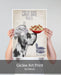 Great Dane Harlequin Pasta Cream, Dog Art Print, Wall art | Print 18x24inch