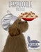 Labradoodle Brown Pasta Cream, Dog Art Print, Wall art | FabFunky