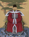 Emperor 1 Red in Garden, Art Print, Wall Art | FabFunky