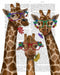 Giraffe and Flower Glasses