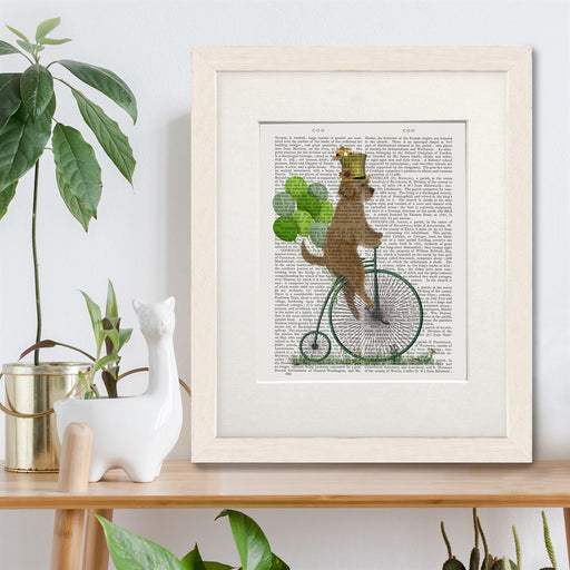 Gold on Penny Farthing