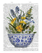 FabFunky Chinoiserie Bowl with Wild Flowers 1