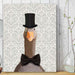 Distinguished Goose, Bird Art Print, Wall Art | Framed Black