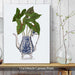 Chinoiserie Vase 4, With Plant, Art Print | Framed Black