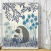 Country Lane Hedgehog, Blue, Art Print | Print 24x36in