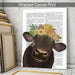 Cow with Flower Crown 1